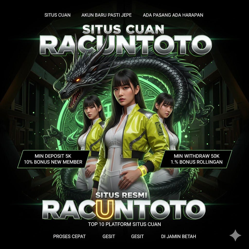 RACUNTOTO - Situs Dengan Lisensi Toto Slot Gacor & Togel Online 4D Bet 100 Perak